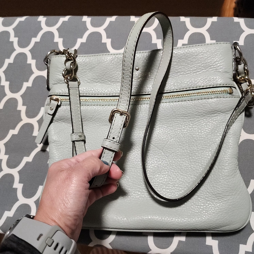 Kate Spade Pebbled Leather Crossbody Purse - Picture 11 of 11